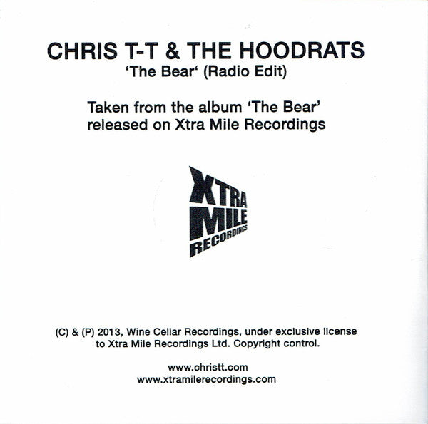 Chris T-T and the Hoodrats - Bear (Radio Edit) - Cdr