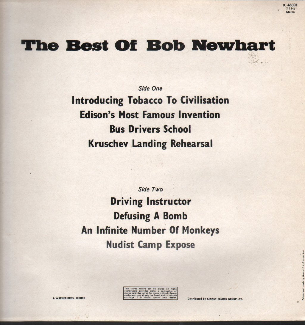 Bob Newhart - Best Of - Lp