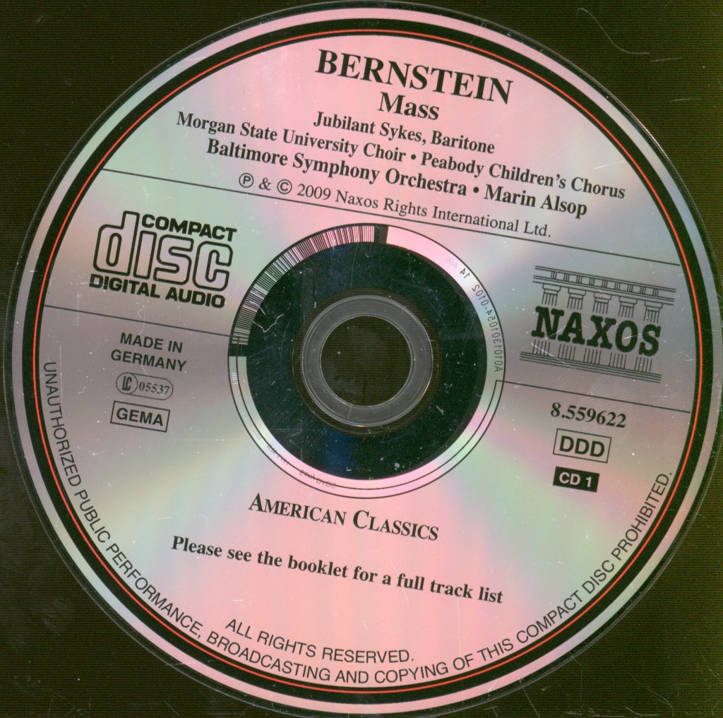 Baltimore Symphony Orchestra, Marin Alsop - Bernstein Mass - Double Cd
