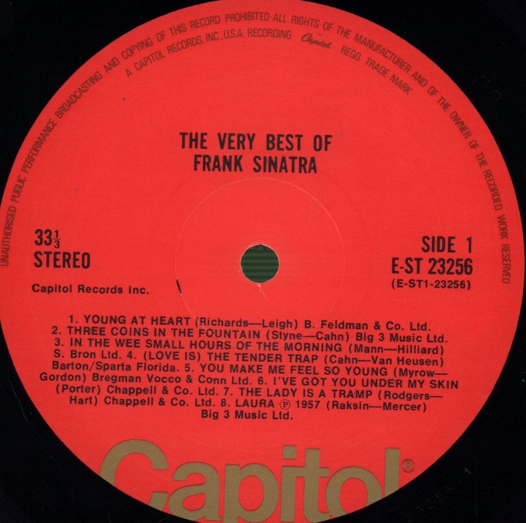 Frank Sinatra - Very Best Of - Lp