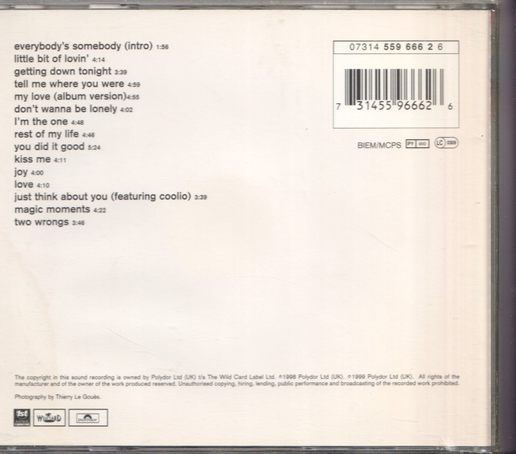 Kele Le Roc - Everybody's Somebody - Cd