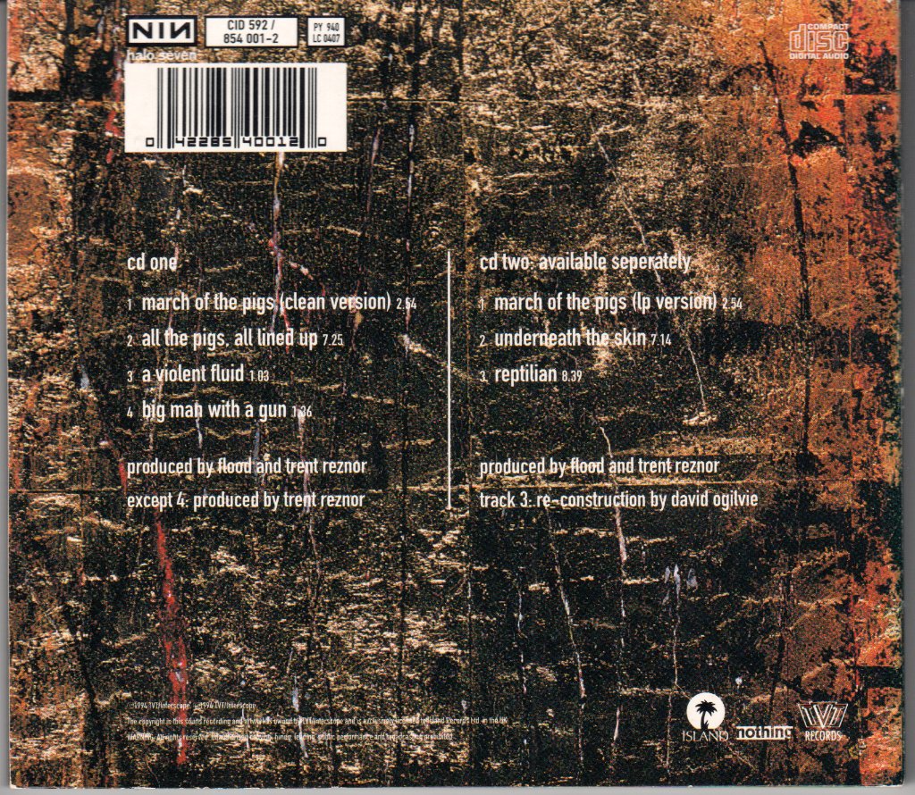 Nine Inch Nails - March Of The Pigs - Cd