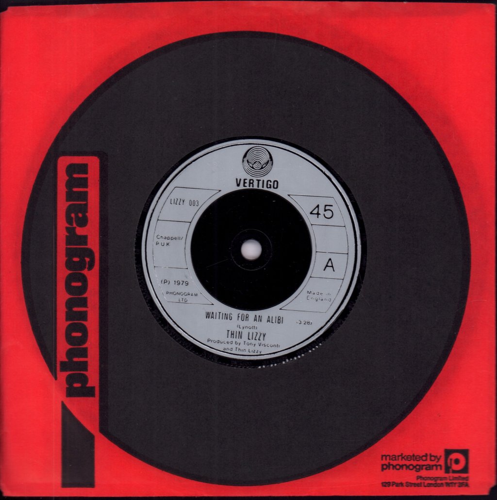 Thin Lizzy - Waiting For An Alibi - 7 Inch
