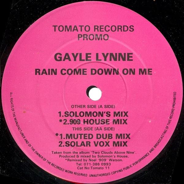 Gayle Lynne - Rain Come Down On Me - 12 Inch