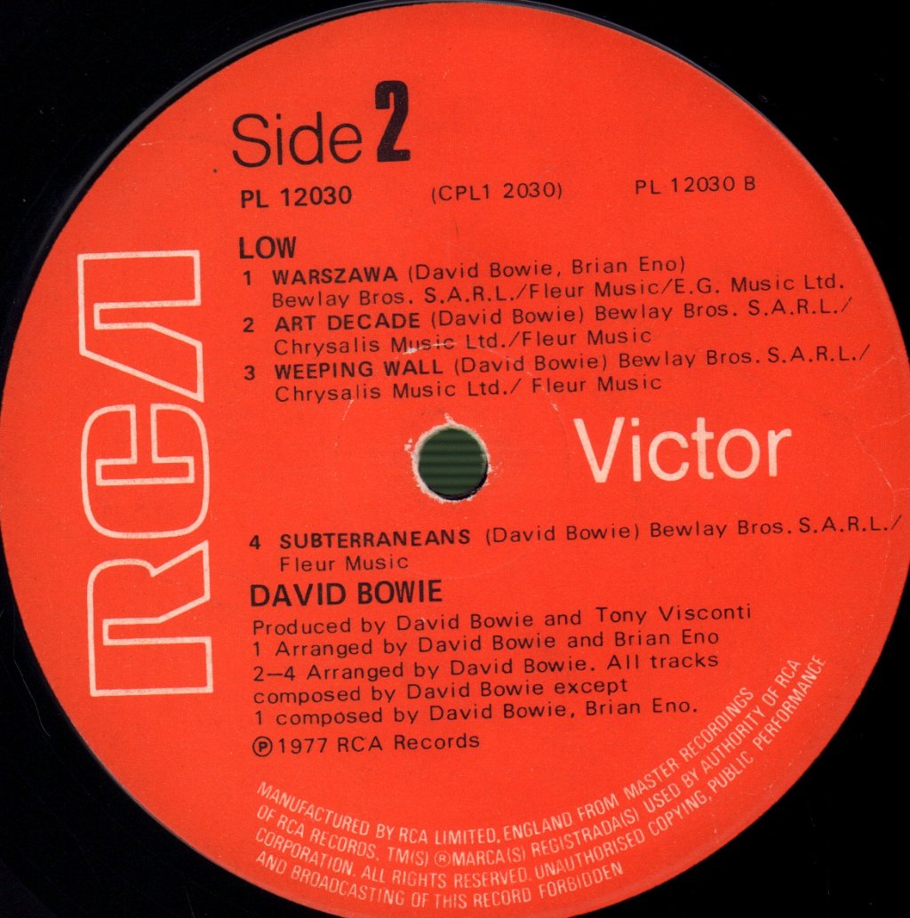 David Bowie - Low - Lp