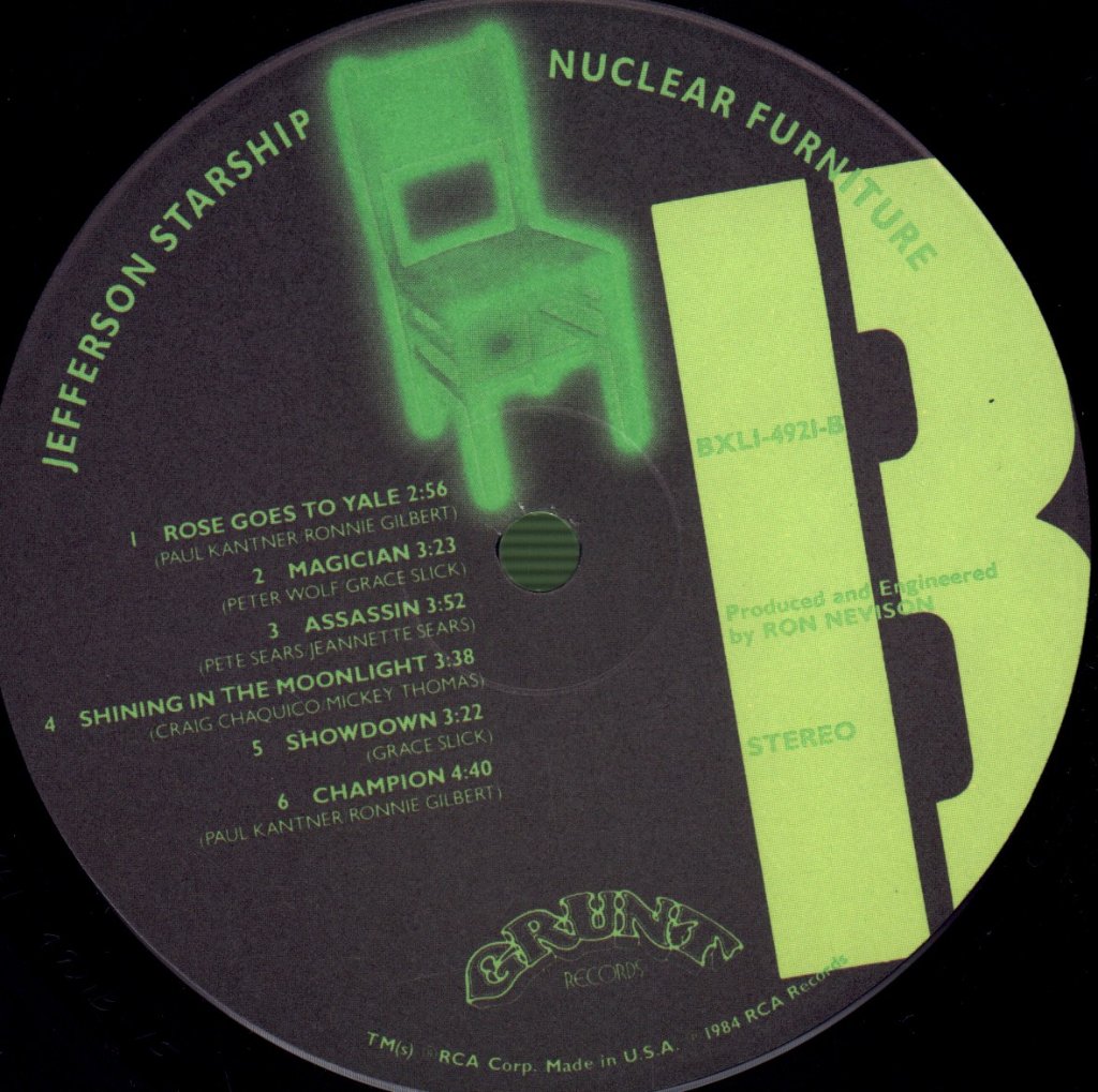 Jefferson Starship - Nuclear Furniture - Lp