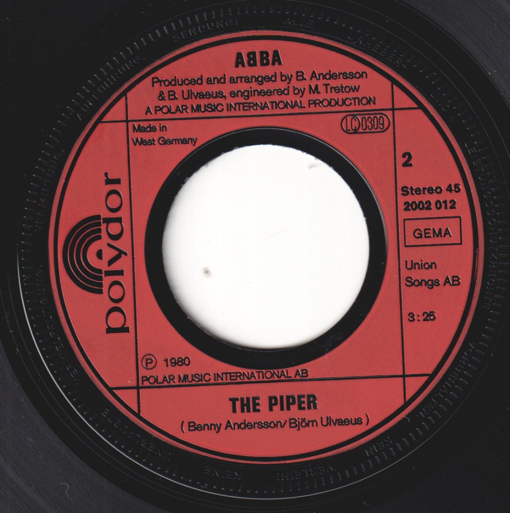 ABBA - Super Trouper / The Piper - 7 Inch