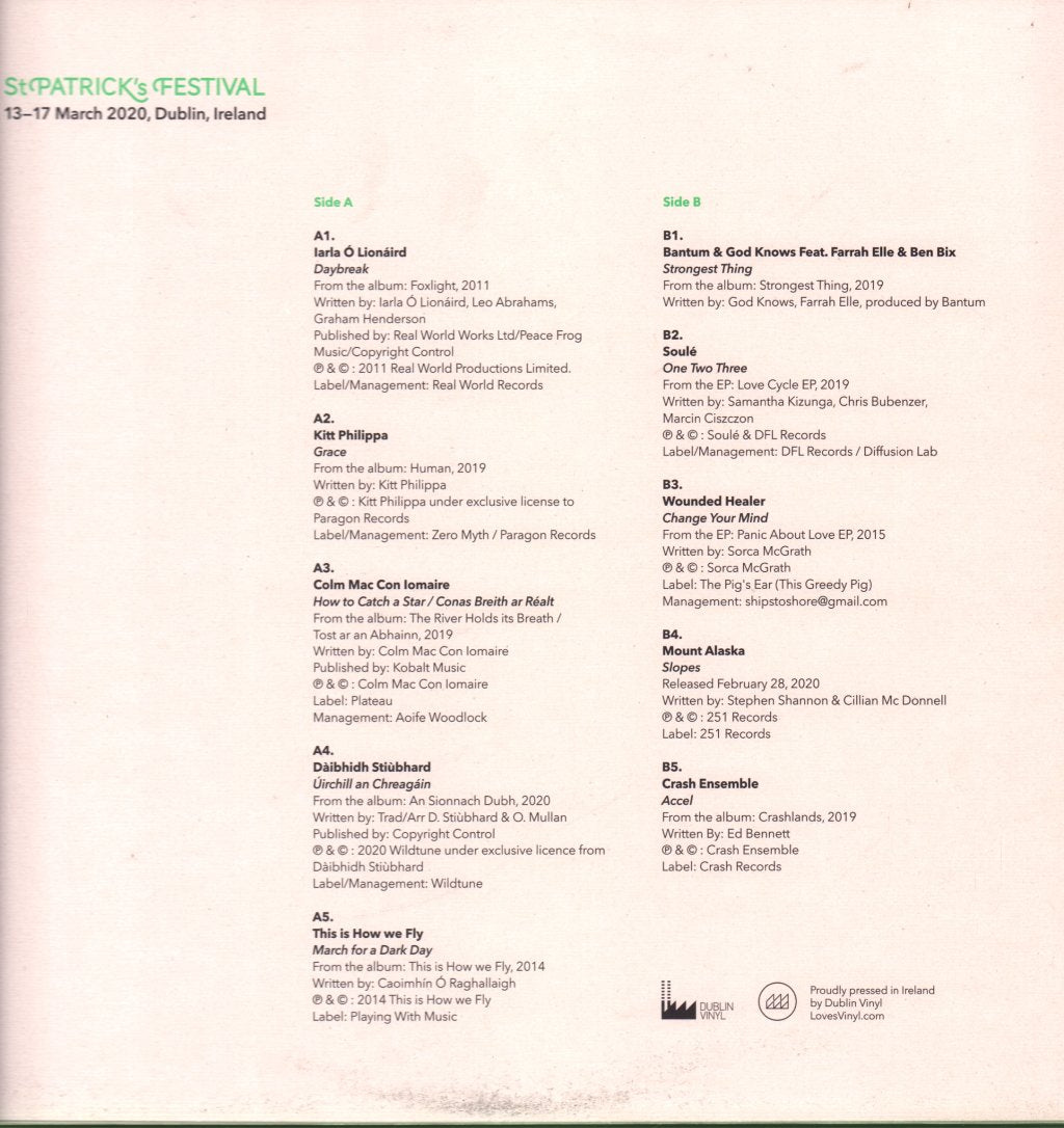 Various Artists - St Patrick's Festival - Seoda Treasures From Ireland - Lp