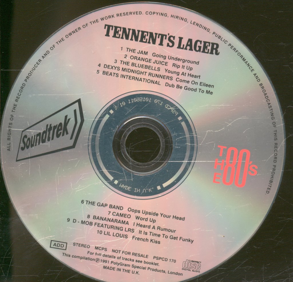 Various Artists - Soundtrek The 80's - Cd