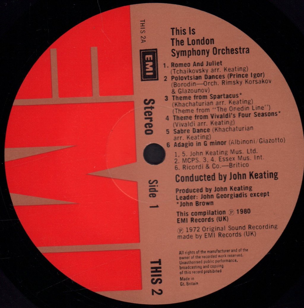 London Symphony Orchestra - This Is The - Lp