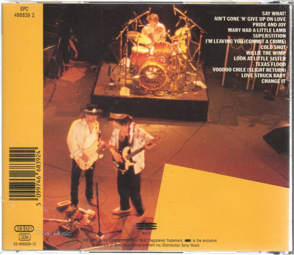 Stevie Ray Vaughan & Double Trouble - Live Alive - Cd
