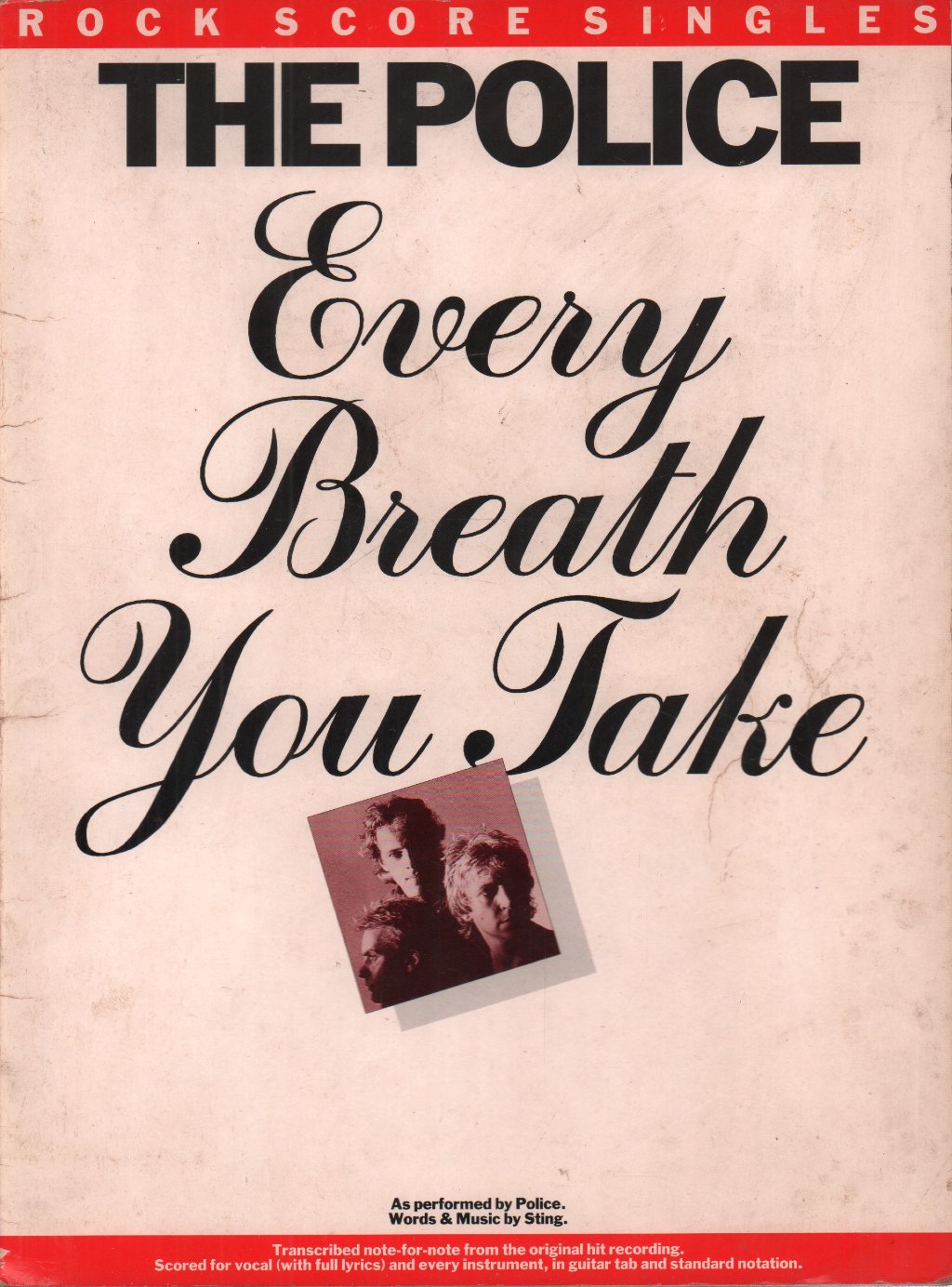 Police - Every Breath You Take - Sheet Music