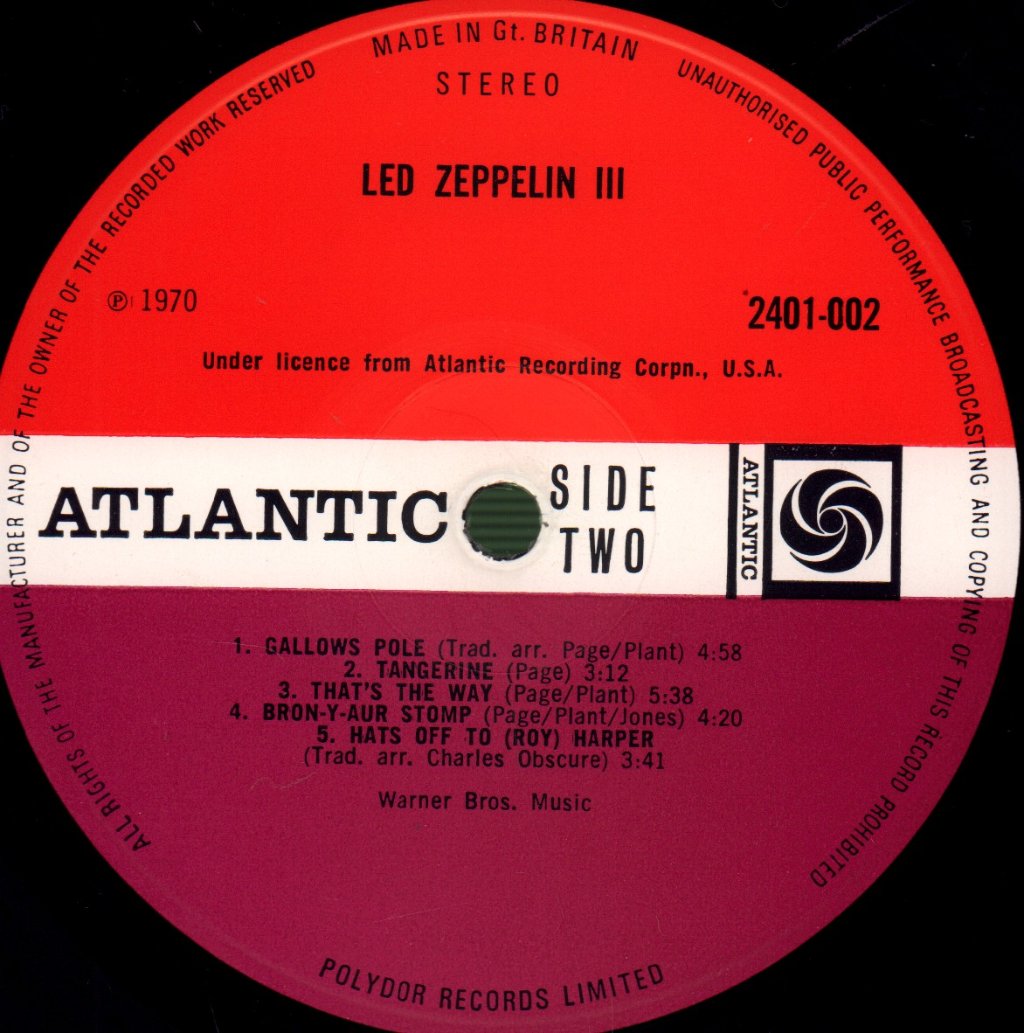 Led Zeppelin - 3 - Lp