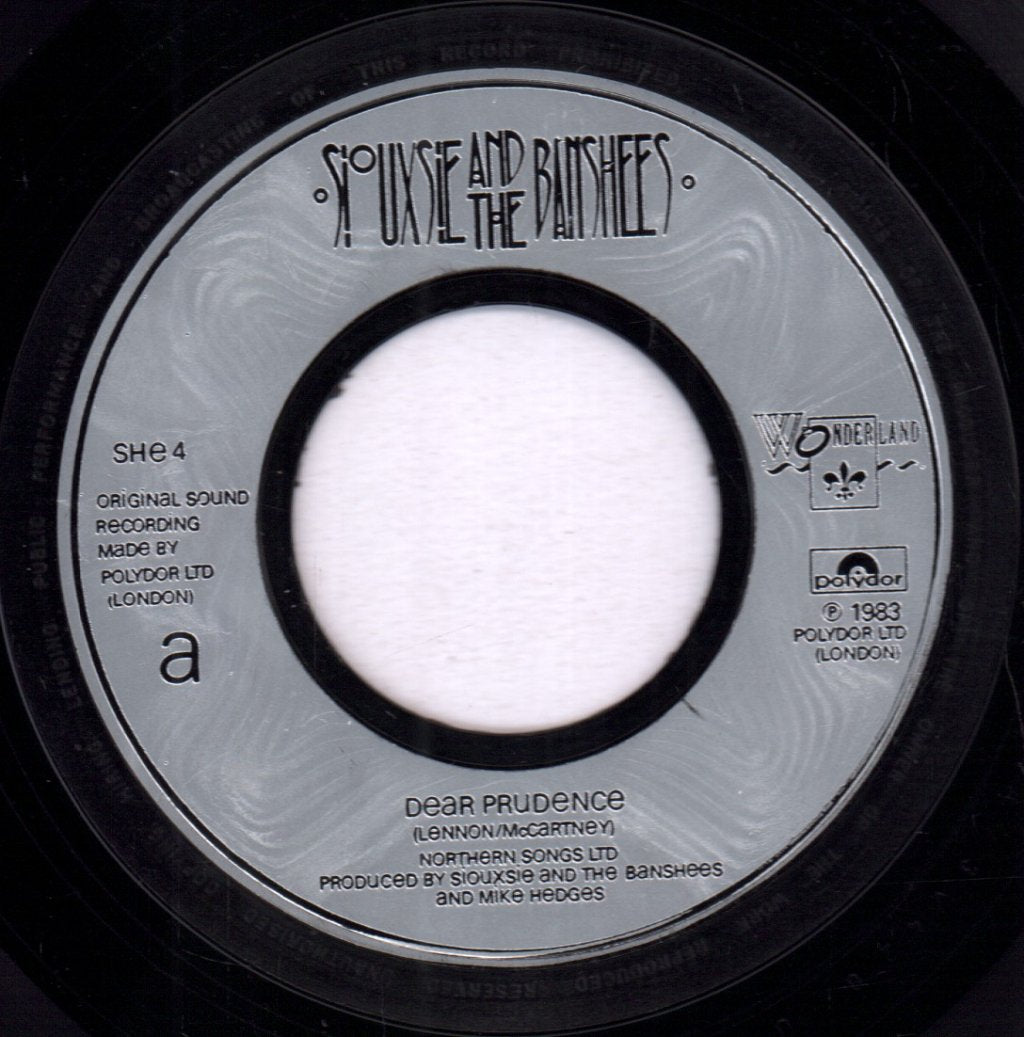 Siouxsie & The Banshees - Dear Prudence - 7 Inch