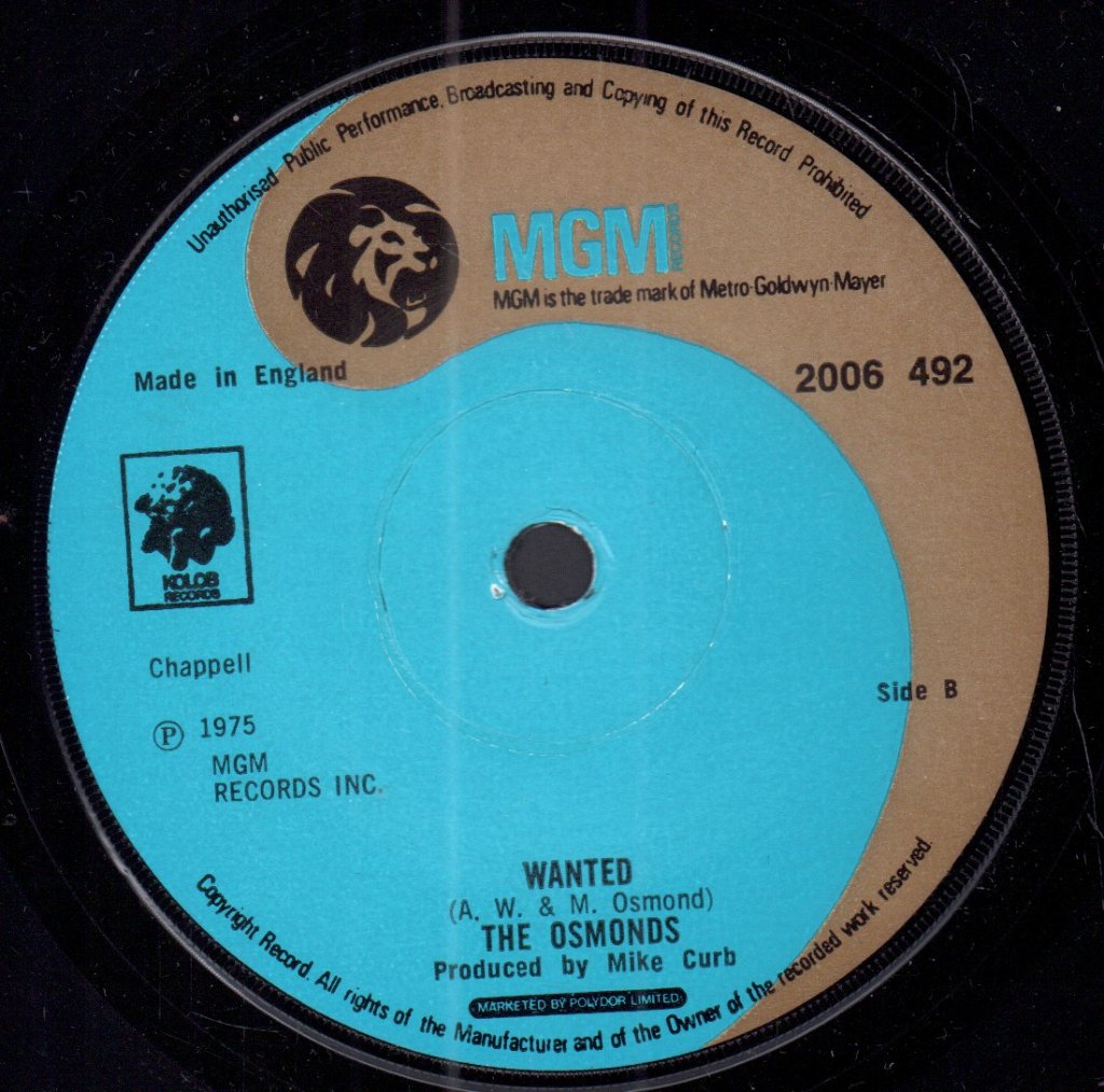 Osmonds - Having A Party - 7 Inch