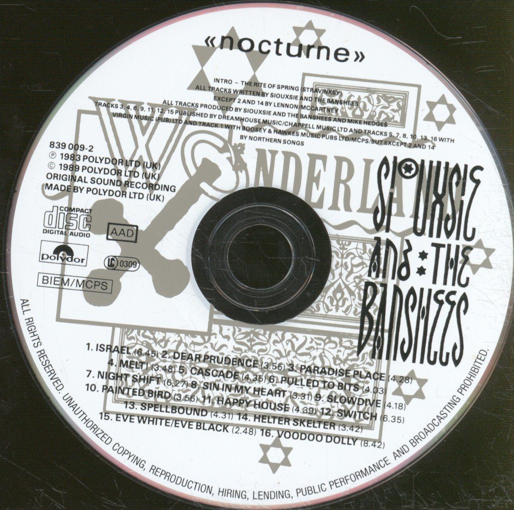 Siouxsie & The Banshees - Nocturne - Cd