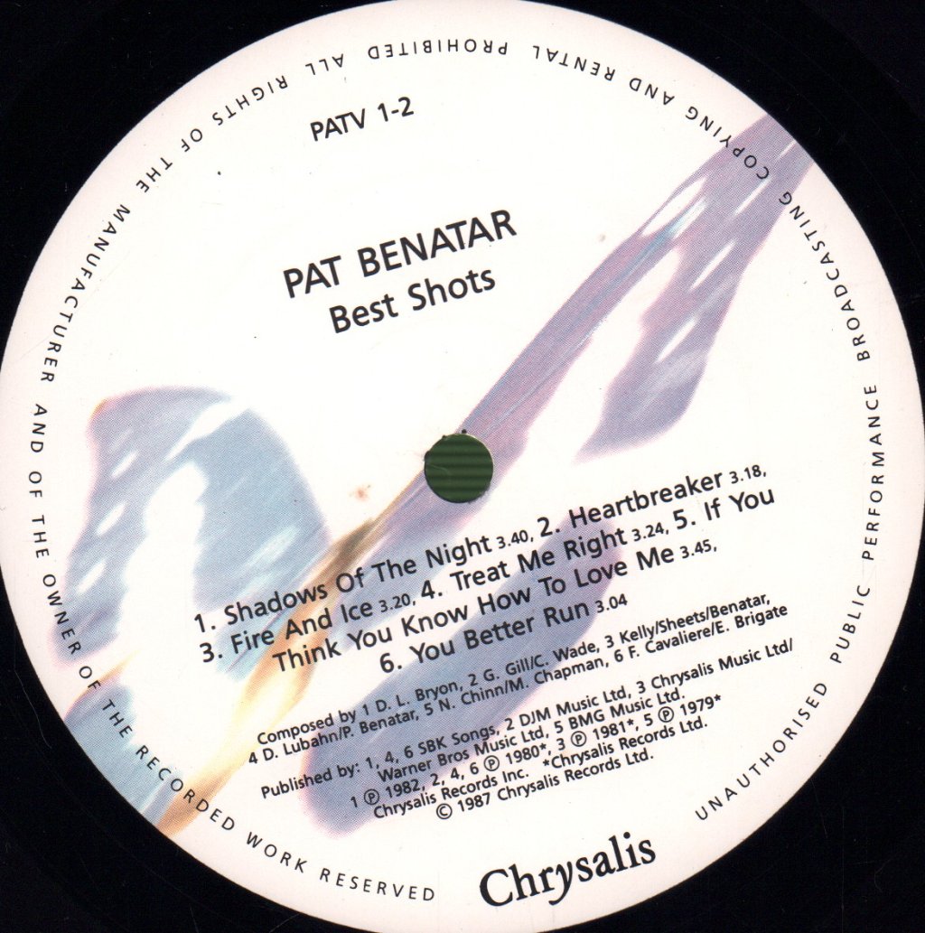 Pat Benatar - Best Shots - Lp
