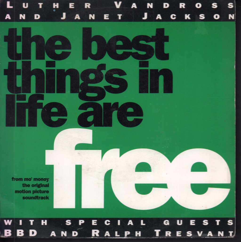 Luther Vandross And Janet Jackson - Best Things In Life Are Free - 7 Inch