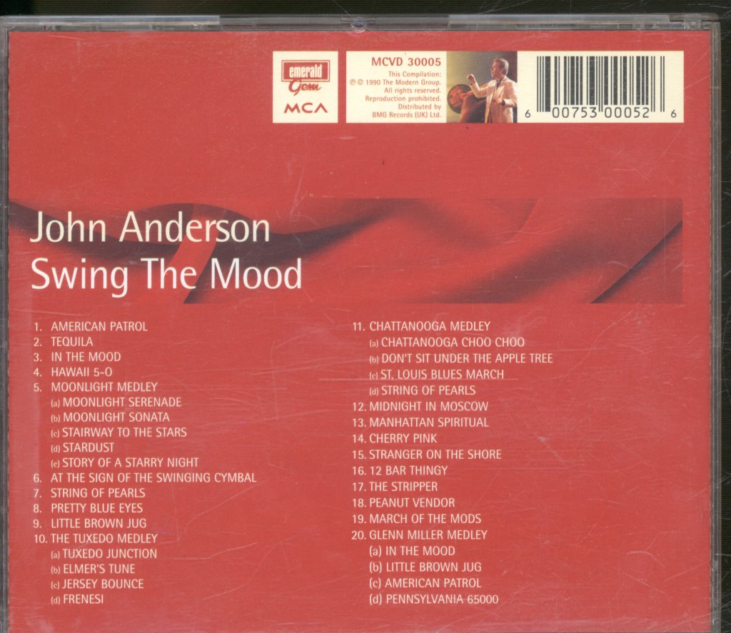 John Anderson - Swing The Mood - Cd