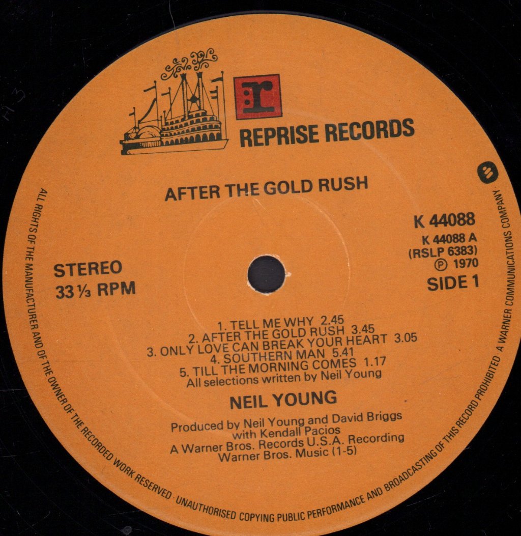 Neil Young - After The Gold Rush - Lp