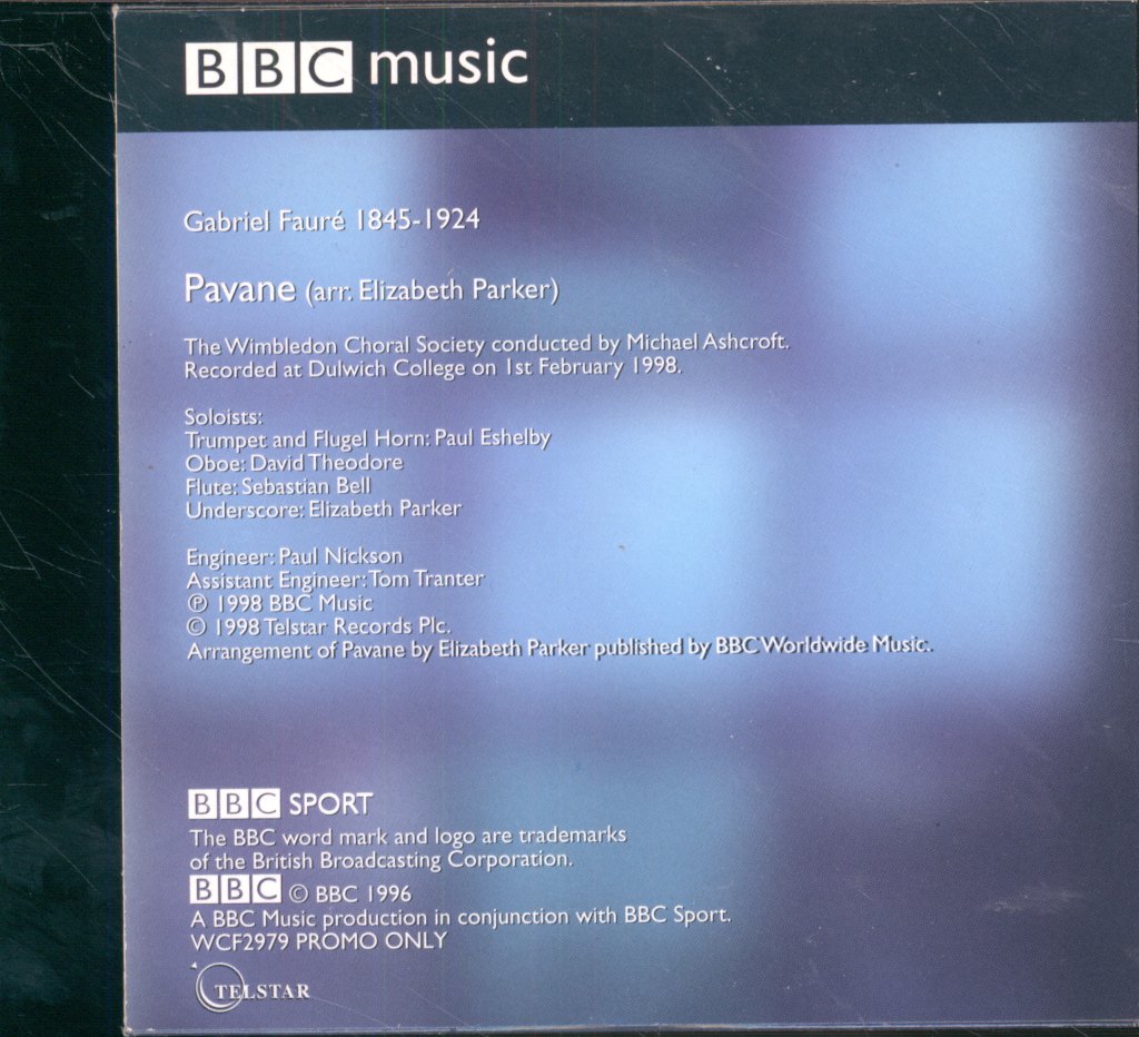 Wimbledon Choral Society - Pavane - Cd