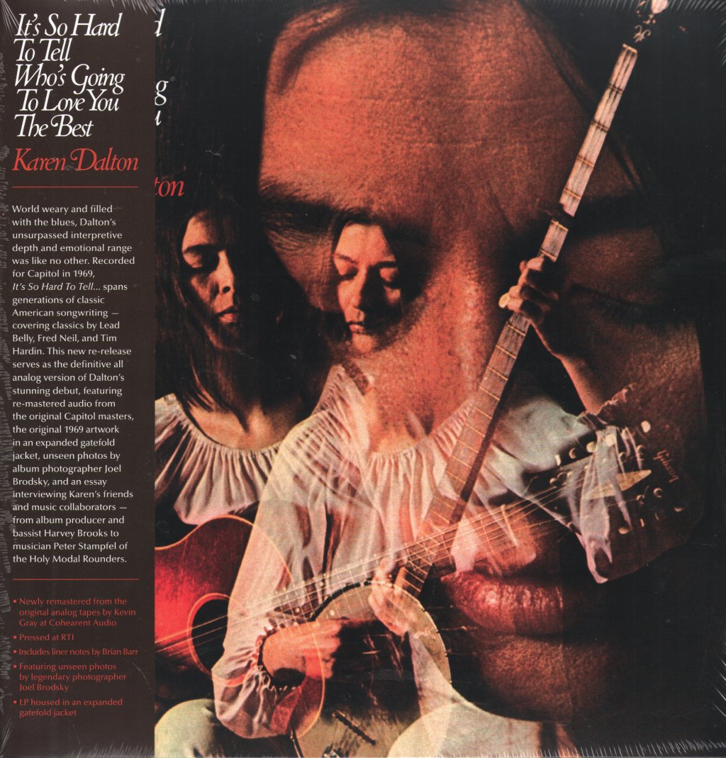 Karen Dalton - It's So Hard To Tell Who's Going To Love You The Best - Lp