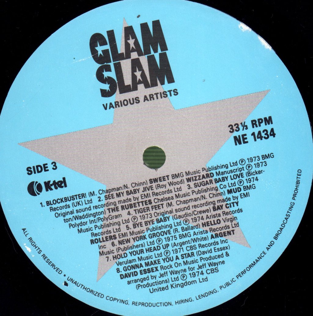 Various Artists - Glam Slam (Definitive Glam Rock Collection) - Lp