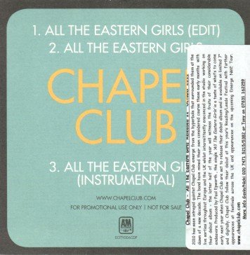 Chapel Club - All The Eastern Girls - Cd