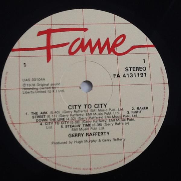 Gerry Rafferty - City To City - Lp