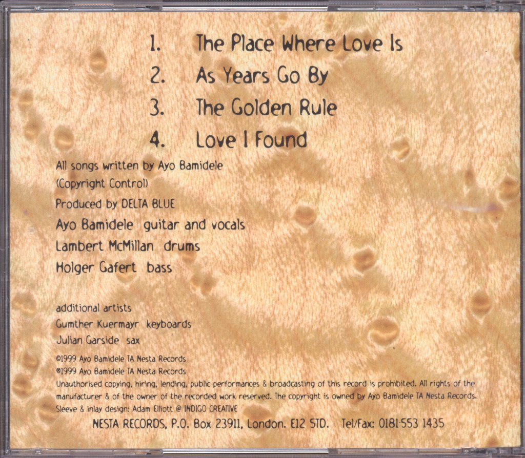 Delta Blue - Place Where Love Is - Cd