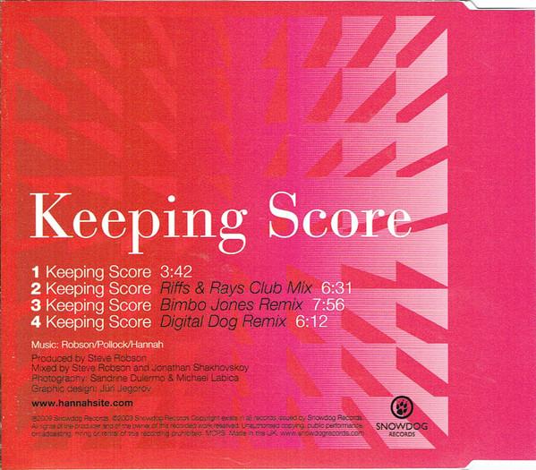 Hannah - Keeping Score - Cd