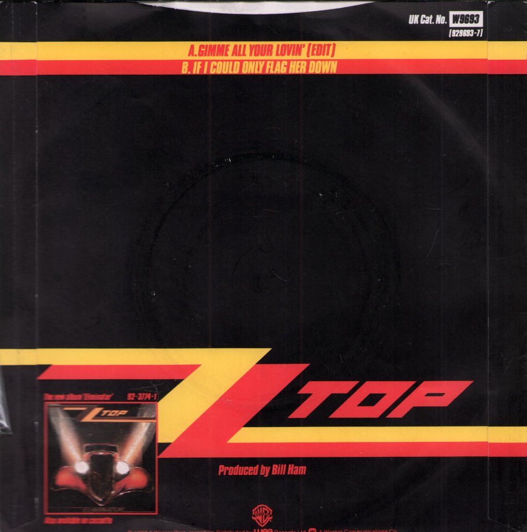 ZZ Top - Gimme All Your Lovin - 7 Inch