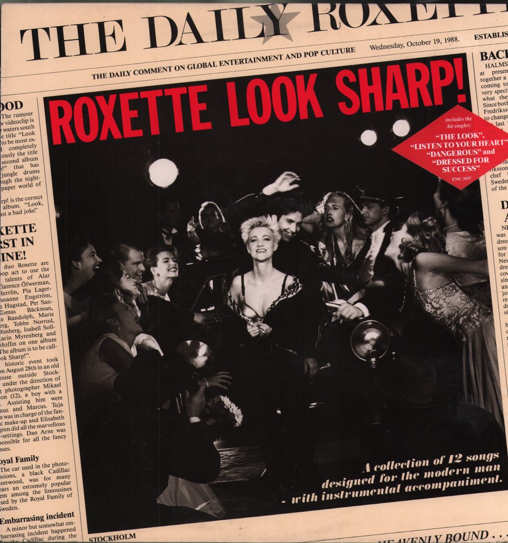 Roxette - Look Sharp! - Lp