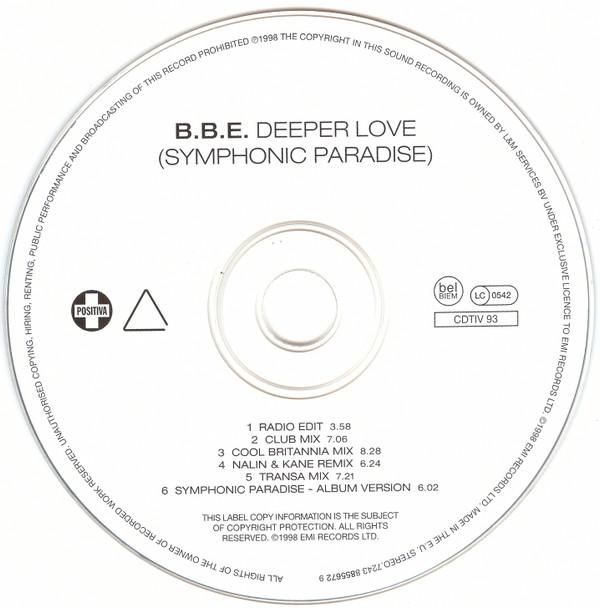 B.B.E. - Deeper Love (Symphonic Paradise) - Cd