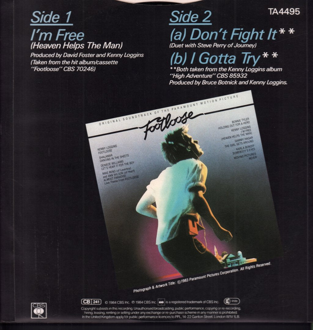 Kenny Loggins - I'm Free - 12 Inch