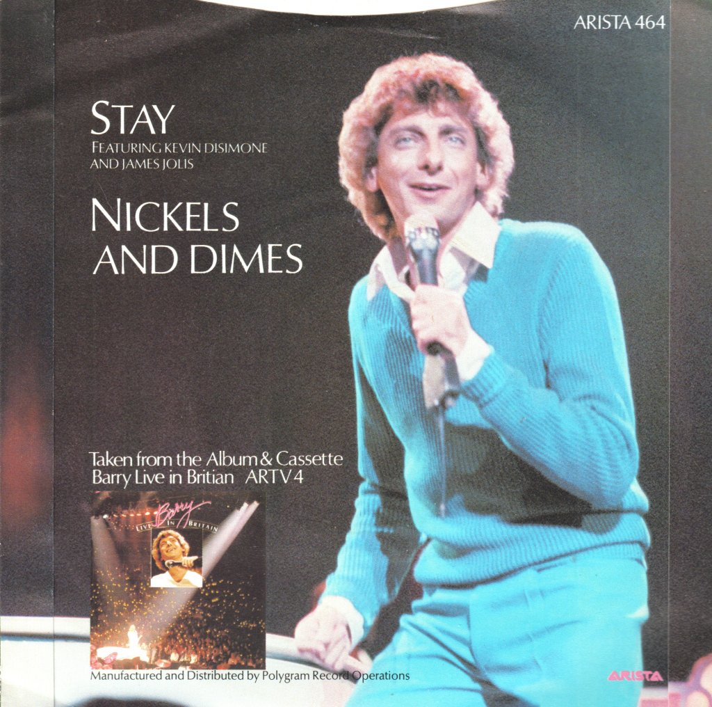 Barry Manilow - Stay - 7 Inch