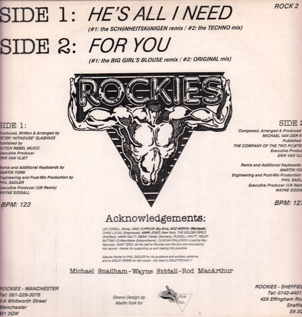 Sisley Ferre - He's All I Need - 12 Inch