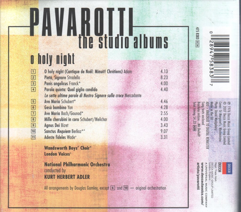 Luciano Pavarotti - O Holy Night - Cd