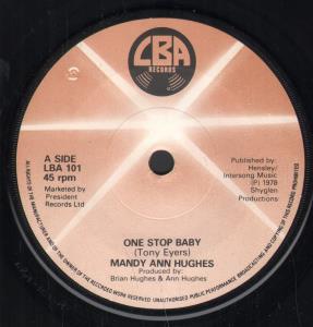 Mandy Ann Hughes - One Stop Baby - 7 Inch
