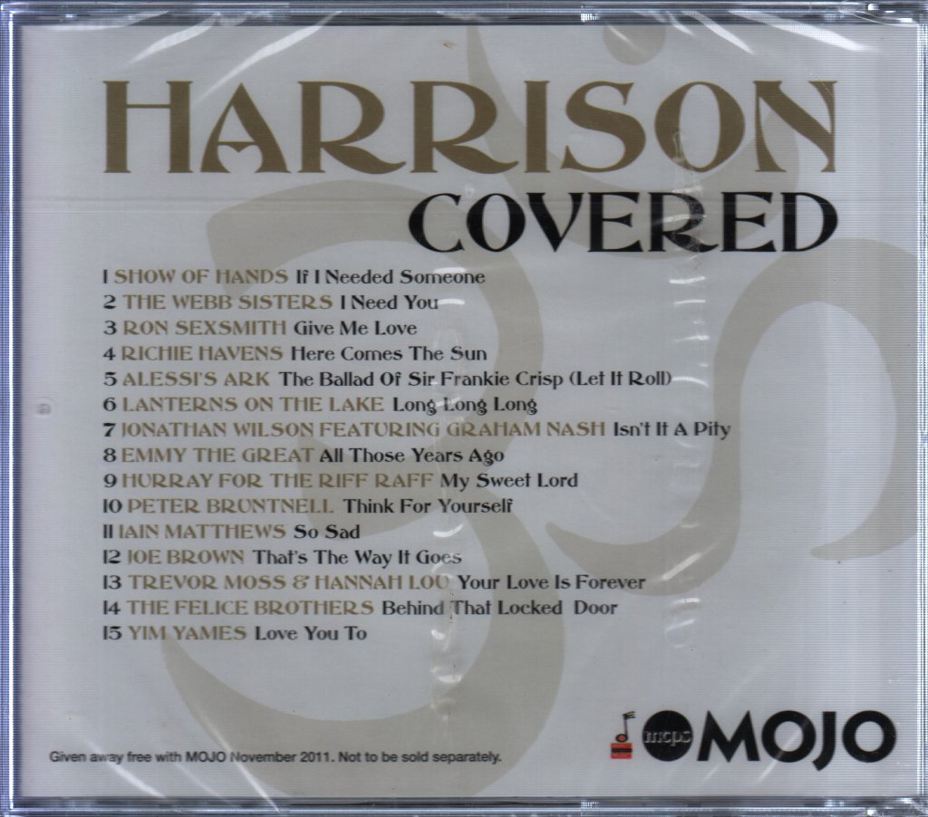 Various Artists - Harrison Covered (Mojo Presents An Exclusive Tribute To George) - Cd
