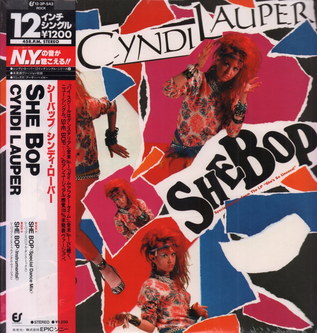 Cyndi Lauper - She Bop - 12 Inch