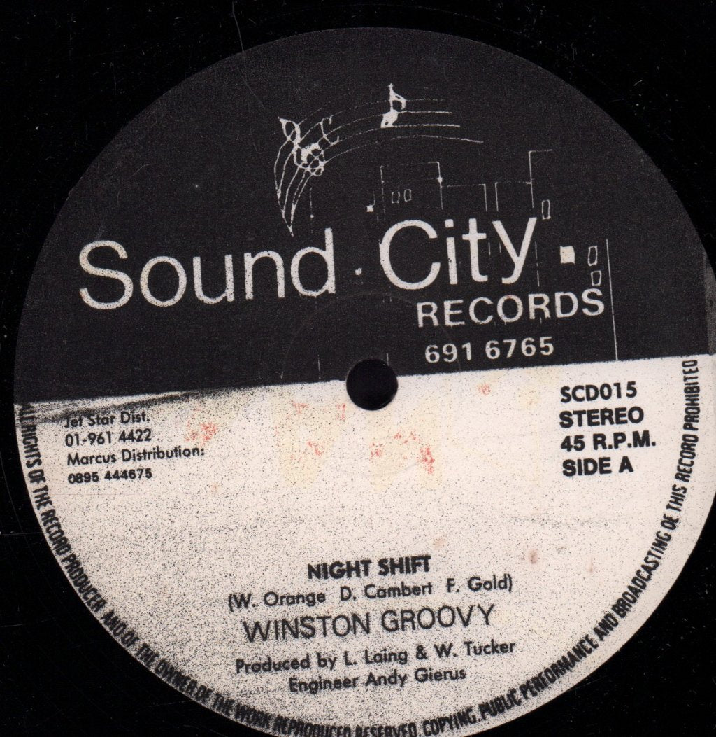 Winston Groovy - Night Shift - 12 Inch