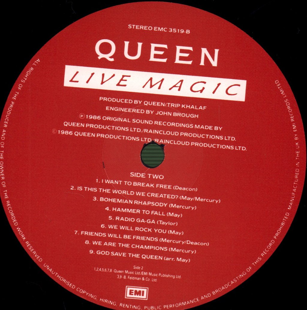 Queen - Live Magic - Lp