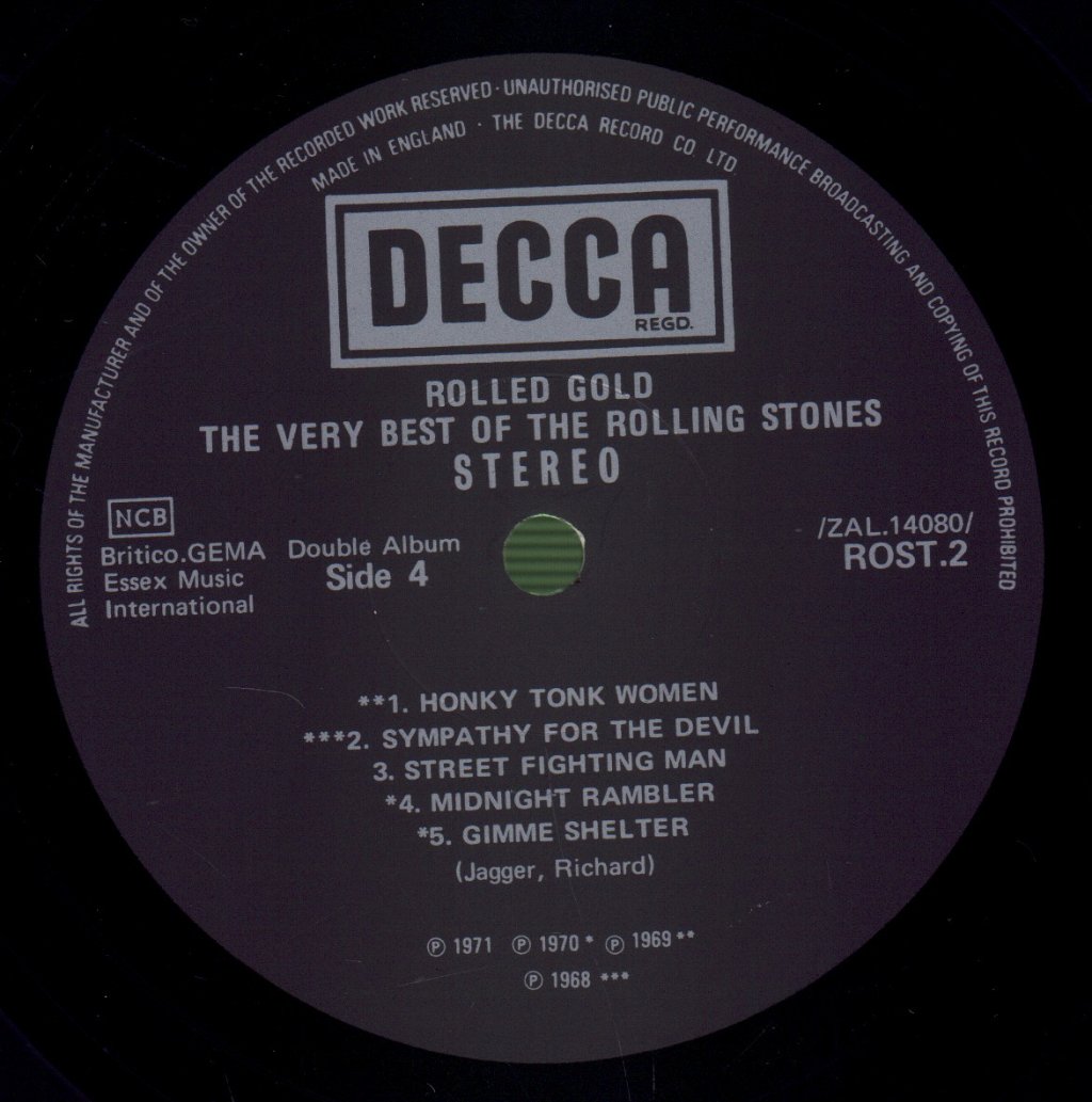 Rolling Stones - Rolled Gold - Double Lp