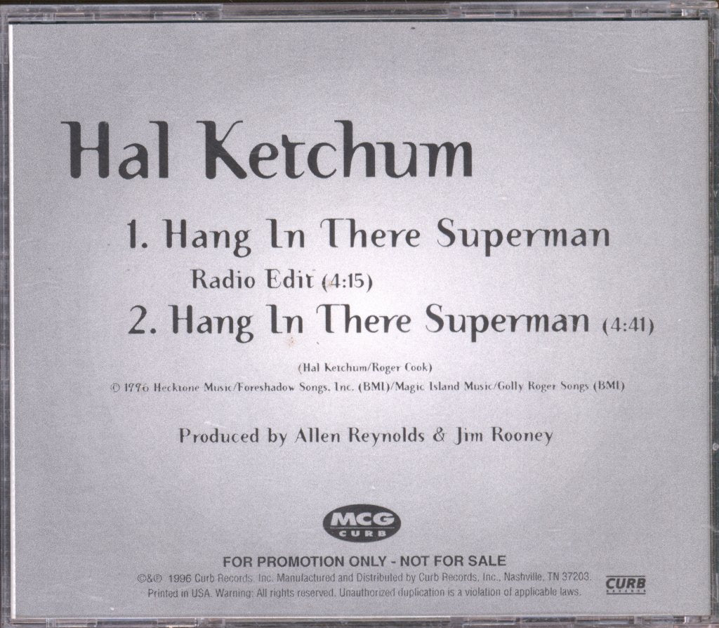 Hal Ketchum - Hang In There Superman - Cd