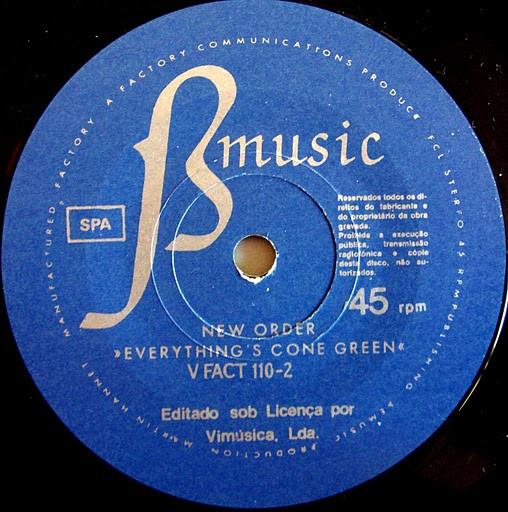 New Order - Procession / Everything's Gone Green - 7 Inch