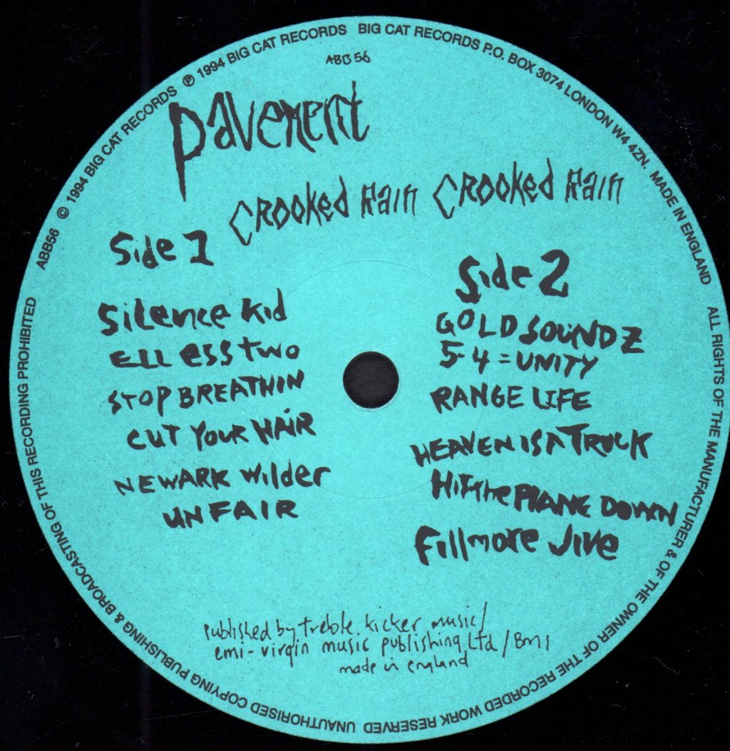 Pavement - Crooked Rain Crooked Rain - Lp