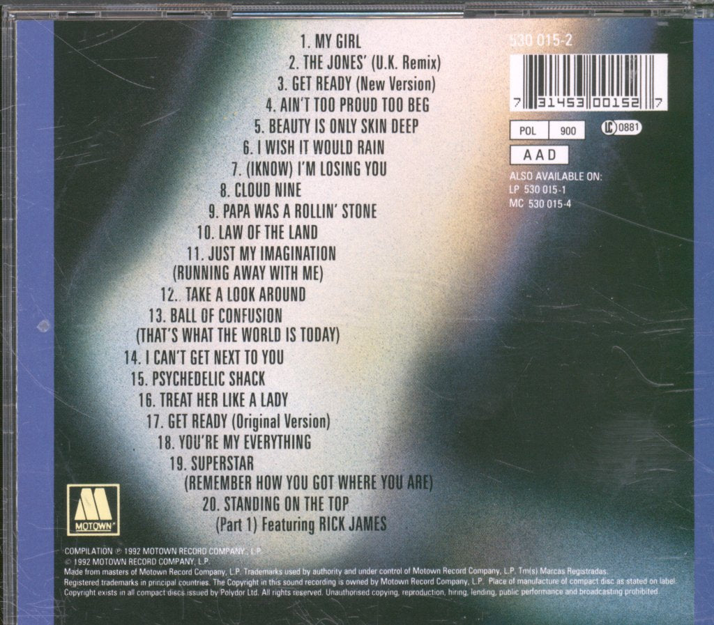 Temptations - Motown's Greatest Hits - Cd