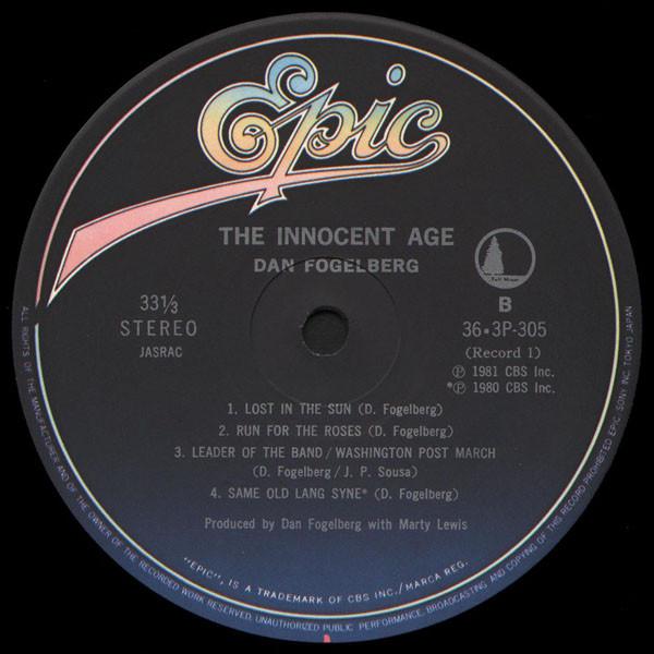 Dan Fogelberg - Innocent Age - Double Lp