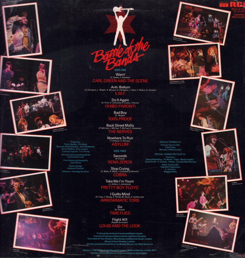 Various Artists - Battle Of The Bands Featuring The Regional Finalists - Lp